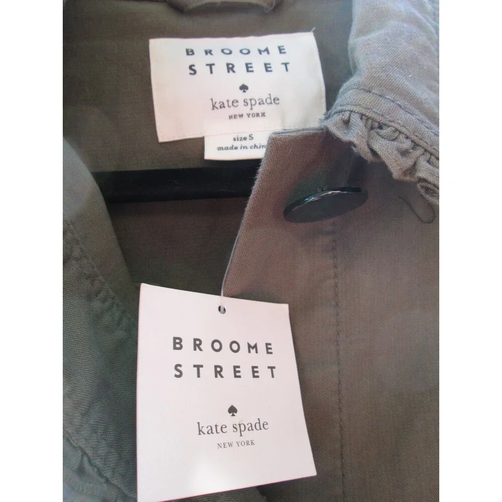 KATE SPADE BROOME STREET MILITARY JACKET SIZE S (NWT $348)